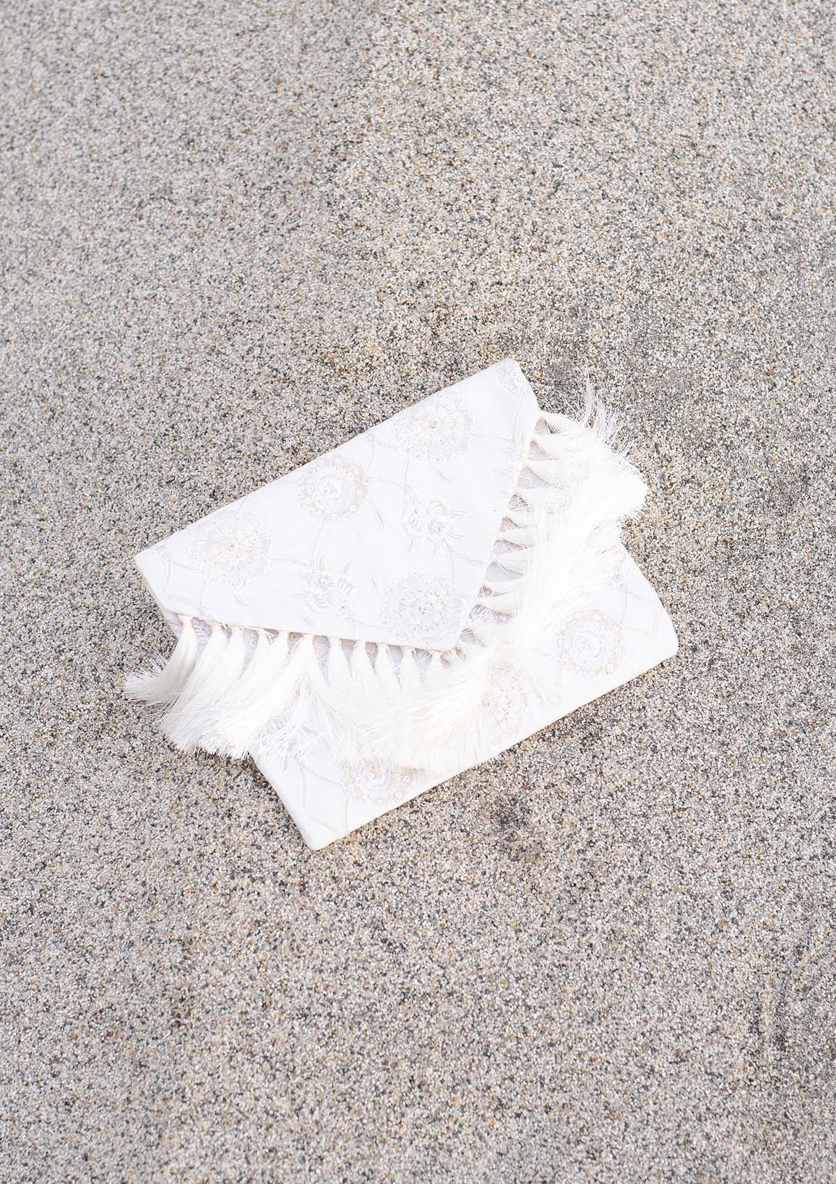 LAWN '25 - VOL. 1 - IVORY SILK ENVELOPE BAG