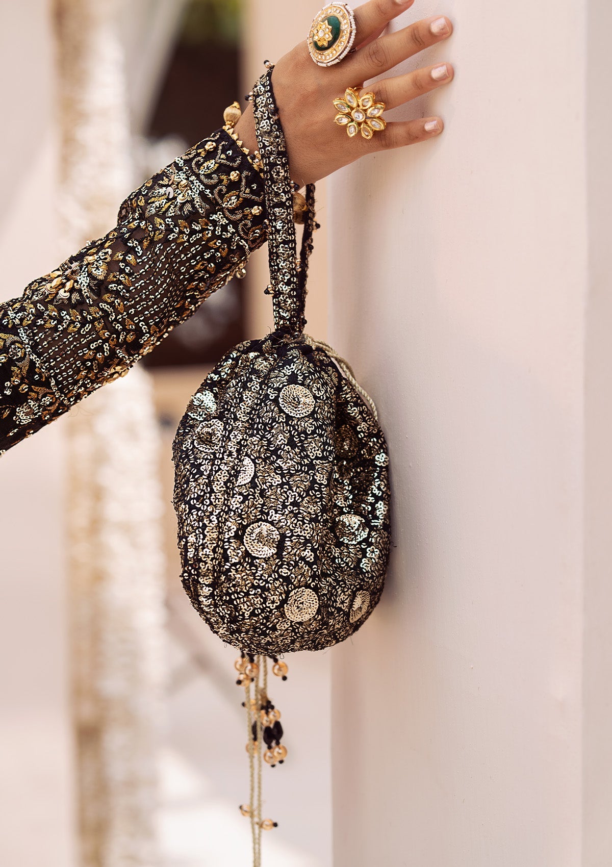 WEDDING FESTIVE ’24 VOL. 2 - BLACK JAMAWAAR POTLI