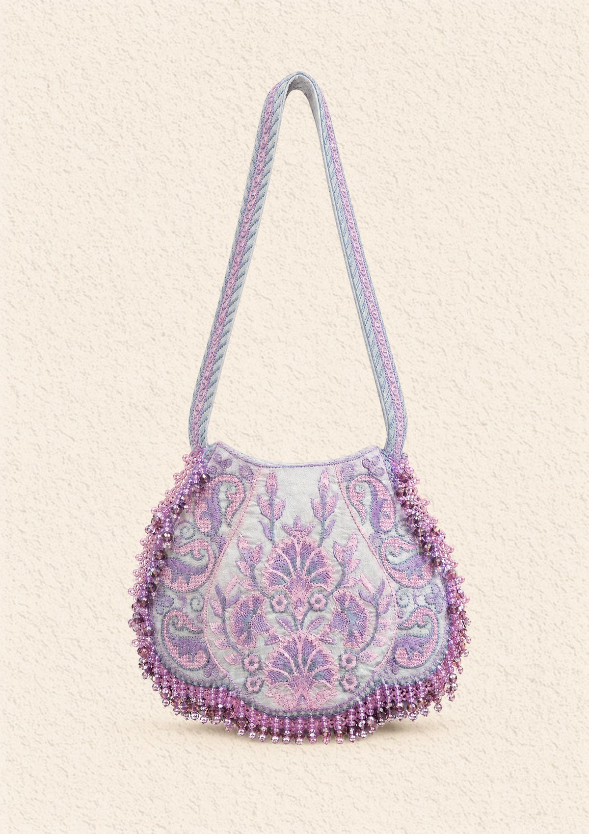 Bag - Light Blue Silk LWA26