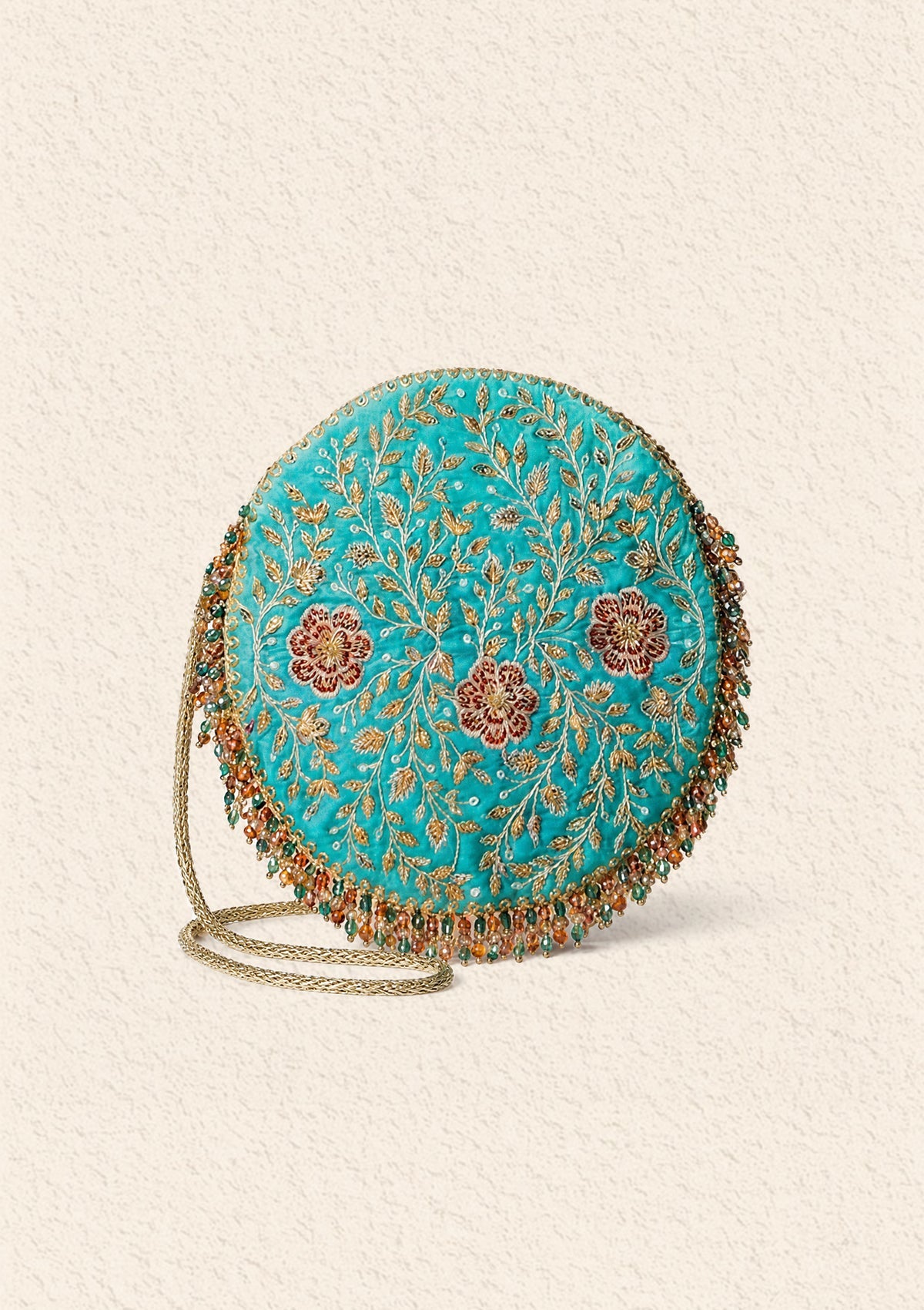 Bag - Turquoise Silk WDA26