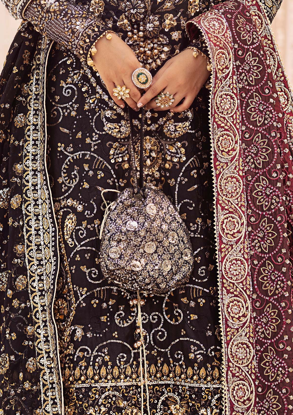 WEDDING FESTIVE ’24 VOL. 2 - BLACK JAMAWAAR POTLI